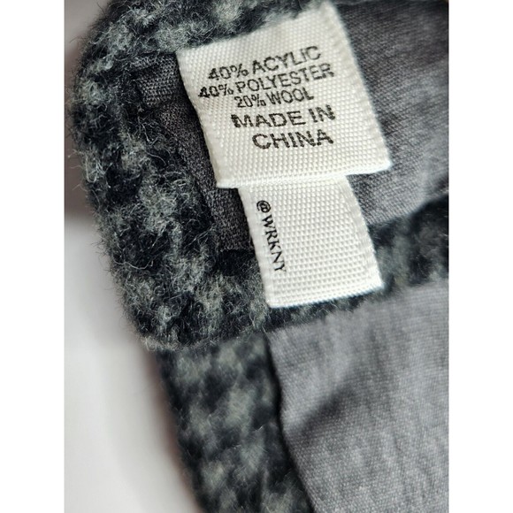 WRK Mens Gray Tie Wool Necktie 60"  Work Rest Karma - Picture 4 of 4